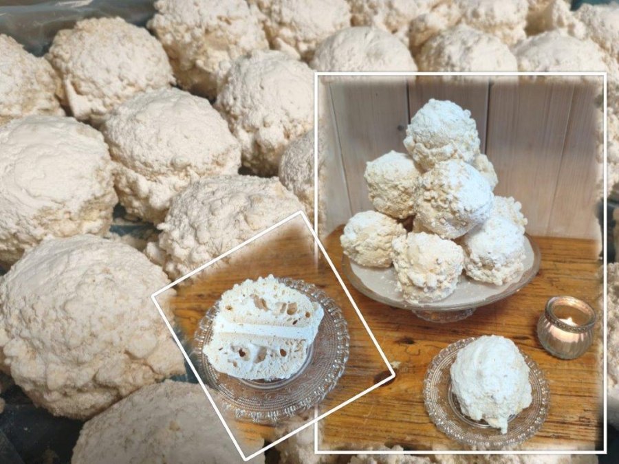 schuimbol/ hazelnoot