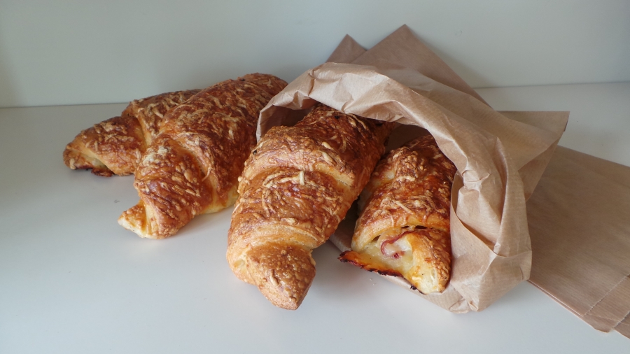 Ham/kaas croissants