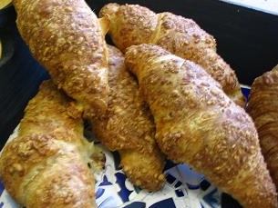 Ham/kaas croissants