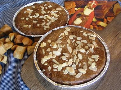 Gevulde speculaas taartje