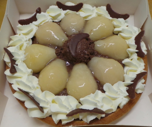 peer chocolade vlaai